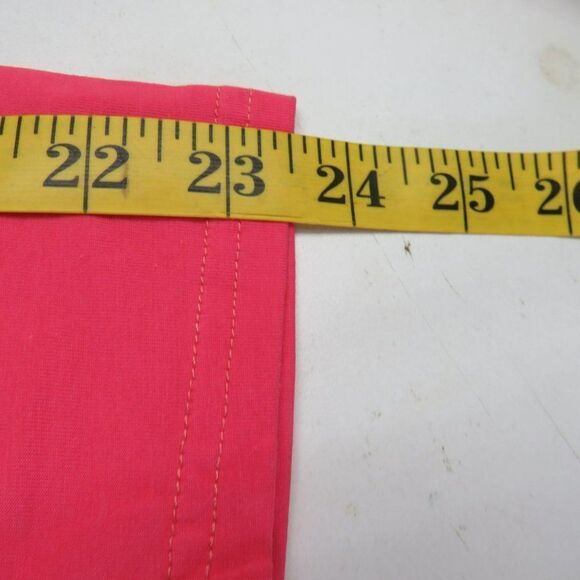 Escalier Long Sleeve Shirt Women's Size Medium Pink Cotton Spandex Blend - Picture 5 of 13